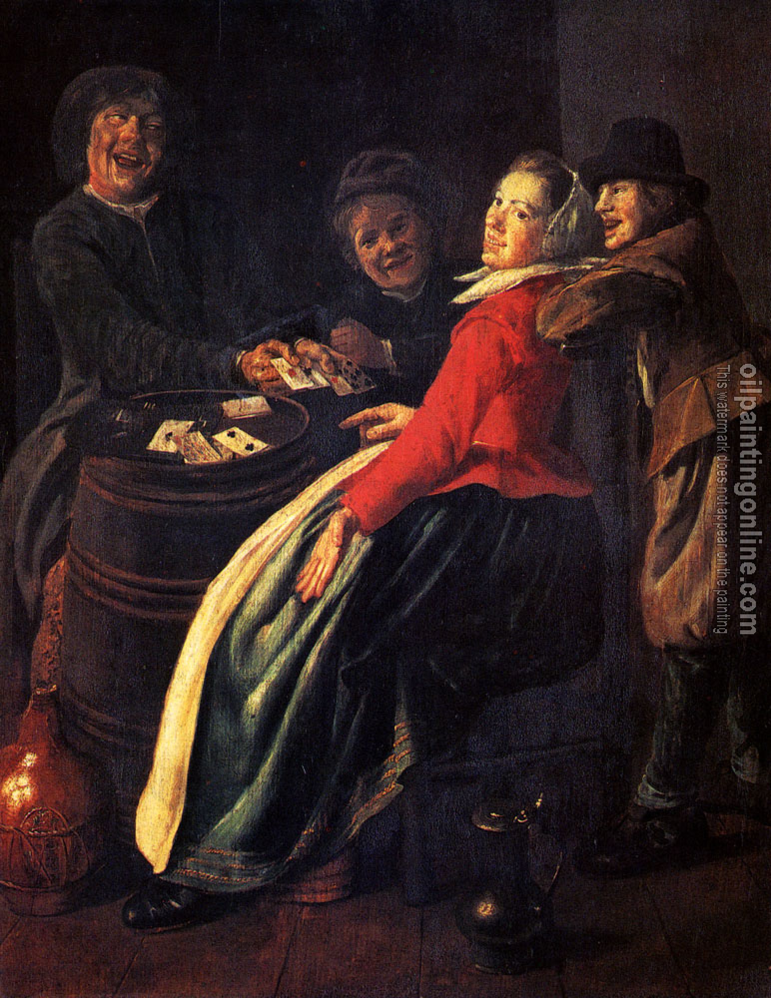 Judith Leyster - A Game Of Cards